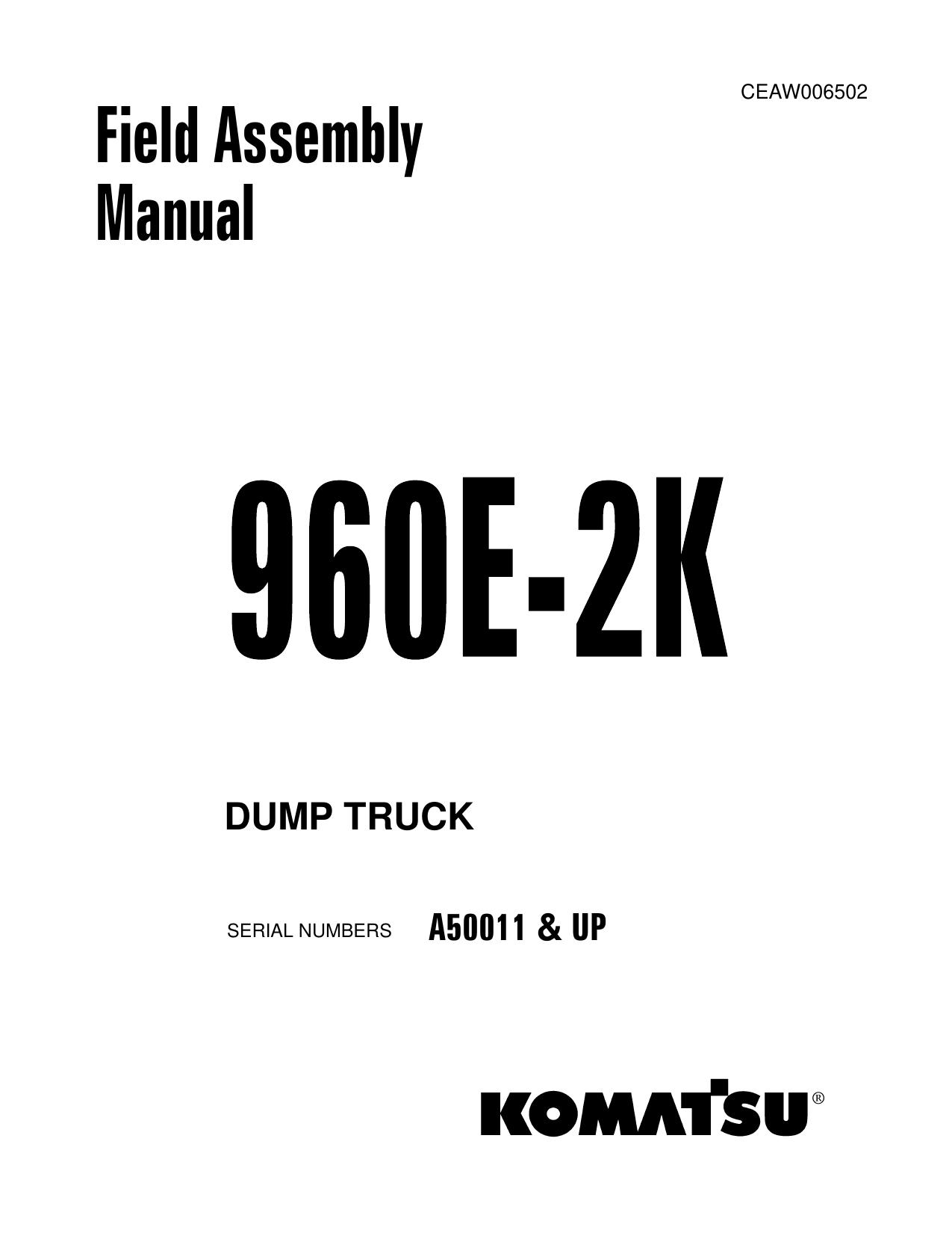960E-2K Shop Manual